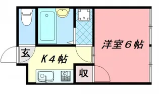 広島県広島市中区土橋町【マンション】の間取り