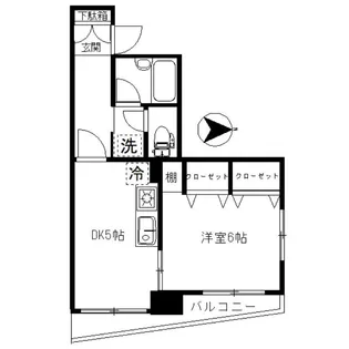 天野ビル【2階】の間取り