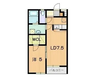 セリーヌB【1階】の間取り