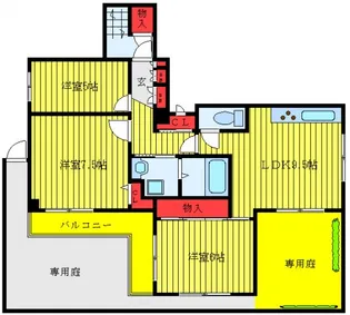ベアフルートプラス1【1階】の間取り