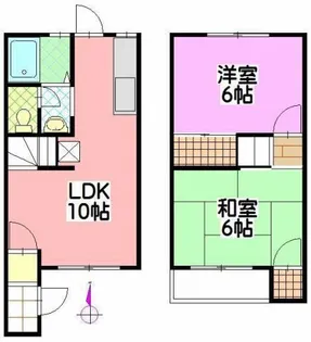 コートアベニューA【1階】の間取り