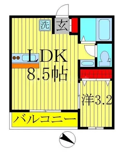 Nocturne【2階】の間取り