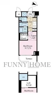 東京都目黒区平町2【マンション】の間取り