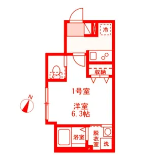 ポラ ステラ大和【3階】の間取り