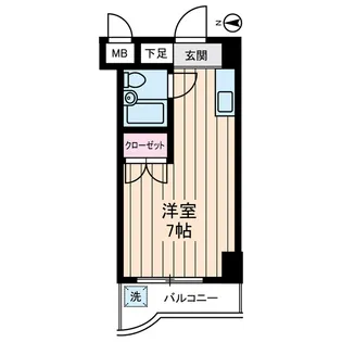 エレガンス綾瀬6【5階】の間取り