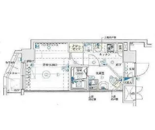 東京都品川区南大井5【マンション】の間取り