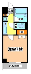 東京都武蔵野市中町2【マンション】の間取り