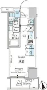 東京都港区南青山7【マンション】の間取り