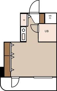 1Rの間取り画像