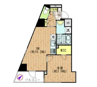 アリーチェ中落合【6階】の間取り