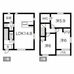 りずむはうす αの間取り