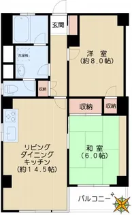 ヴィラ赤津【3階】の間取り