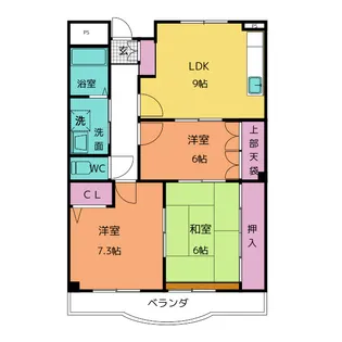 パラサンピア III【2階】の間取り