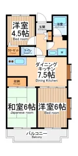 グラスィア新川崎【2階】の間取り