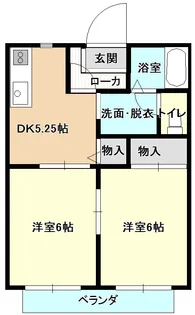 スーベニール【1階】の間取り