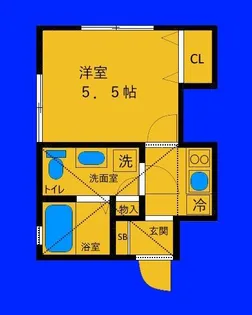 ルクソーレ子安【2階】の間取り