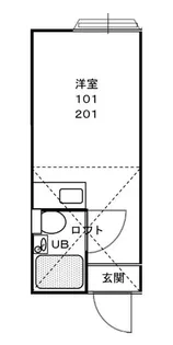プラザ・ドゥ・モーリスC【2階】の間取り