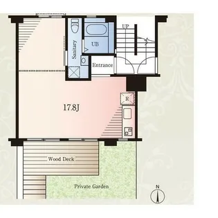 ホシノタニ団地【1階】の間取り