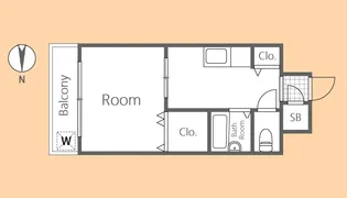 ダン・ラヴニール梶が谷【1階】の間取り