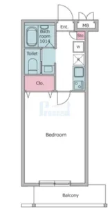 パークフラッツ西早稲田【2階】の間取り