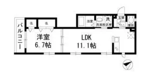 東京都世田谷区深沢5【アパート】の間取り