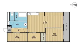 サトウン高城【3階】の間取り
