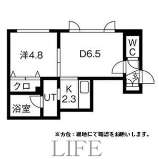 コーポガリレオ【1階】の間取り