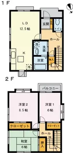 東京都町田市つくし野1【一戸建】の間取り