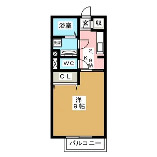 ローズハイツ【2階】の間取り