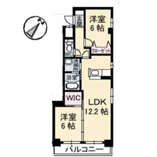 TAKASU Hills (高須ヒルズ)【1階】の間取り