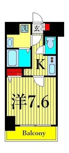 メイクスデザイン三ノ輪【8階】の間取り