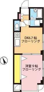 クラウディアくがやま【4階】の間取り