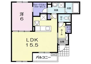 レイクメゾン【1階】の間取り