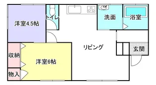 茨城県潮来市須賀南【一戸建】の間取り