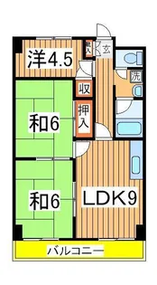ゴールデンハイツ【3階】の間取り
