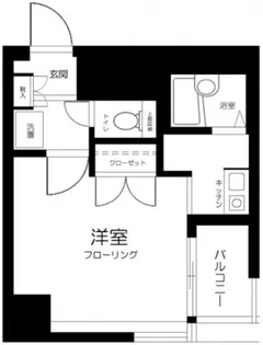グランヴァン水天宮【4階】の間取り