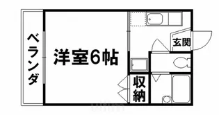 瀬戸畑ハイツ【1階】の間取り