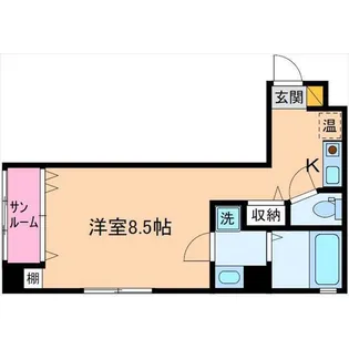 スクエアコート【7階】の間取り