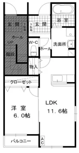 プラントスクエアB【1階】の間取り