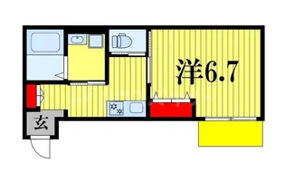 アルカディアメゾン【1階】の間取り