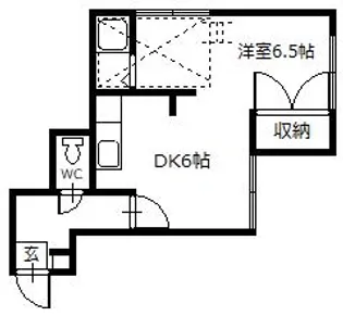 イヴィーサA・B棟【2階】の間取り