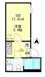 ザ・ハウス羽田【1階】の間取り