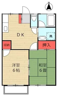コーポベルヘルス【2階】の間取り