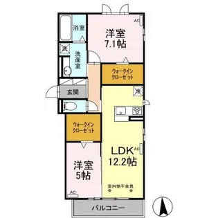 GRASS FIELDS SERENA IVの間取り