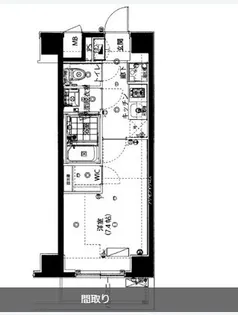 ハーモニーレジデンス新宿EAST【5階】の間取り