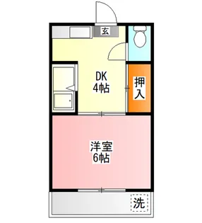 コーポ豊田【2階】の間取り