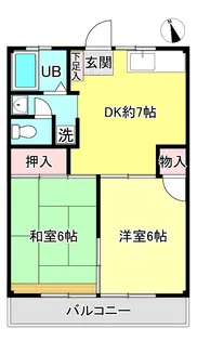 遠藤コーポ【2階】の間取り