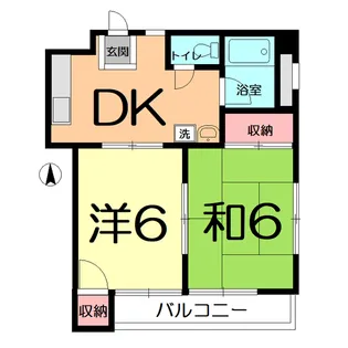 細野ビル【3階】の間取り