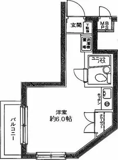 日神パレステージ代田橋【4階】の間取り