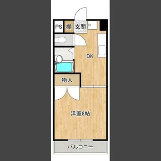 リーフコート宇多津【1階】の間取り